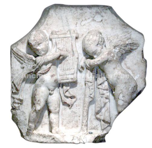 Marble Erotes Relief from Ephesus