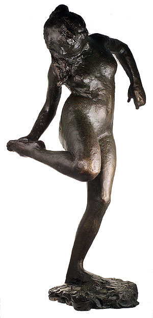 Edgar Degas: Dancer with Raised Right Foot sculpture