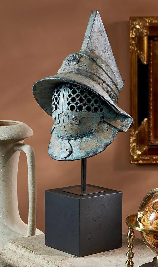 Roman Gladiator Murmillo Helmet of Pompeii Replica Reproduction