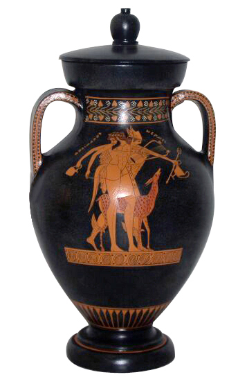 Amphora Vase with top