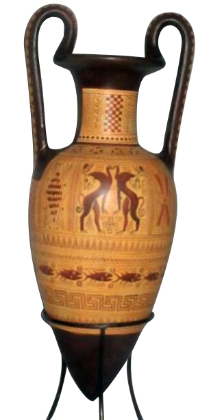 Pointed Amphora Geometric Vase
