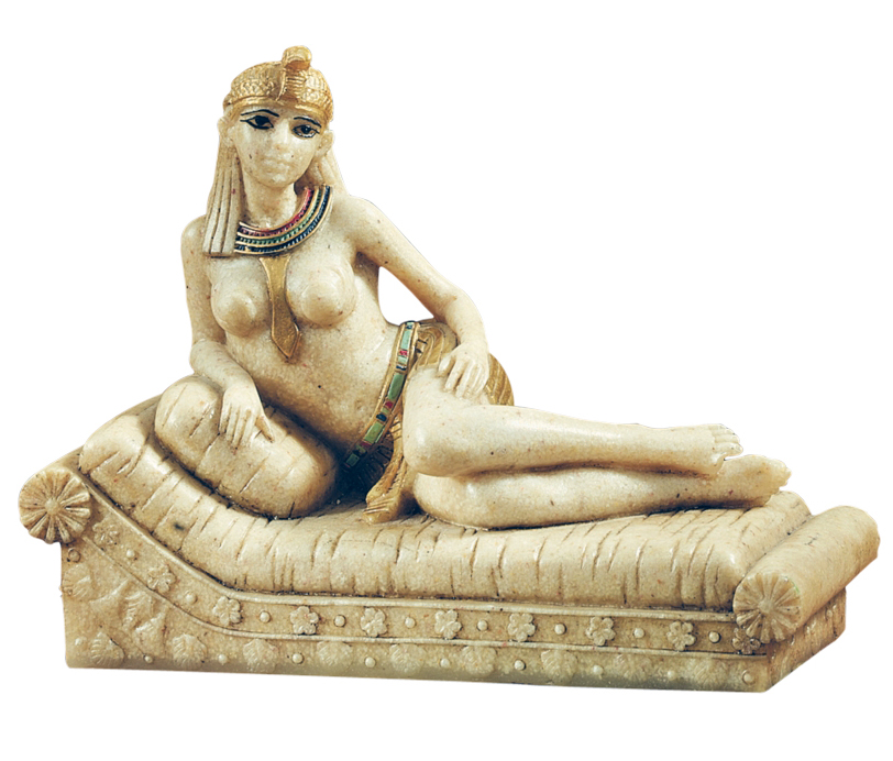 Egyptian Nude Girl Statue Sculpture