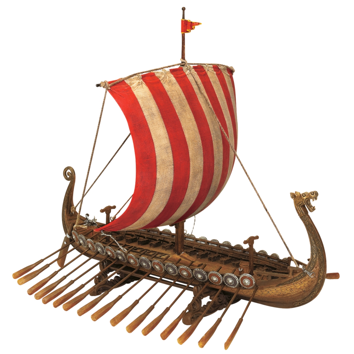 Viking Ship Drakkar Oseberg Replica Model