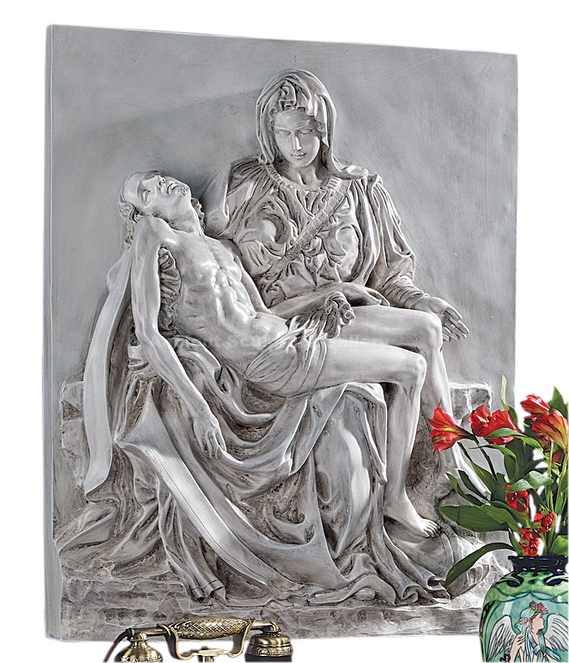 Pieta by Michelangelo Wall Sculpture Frieze