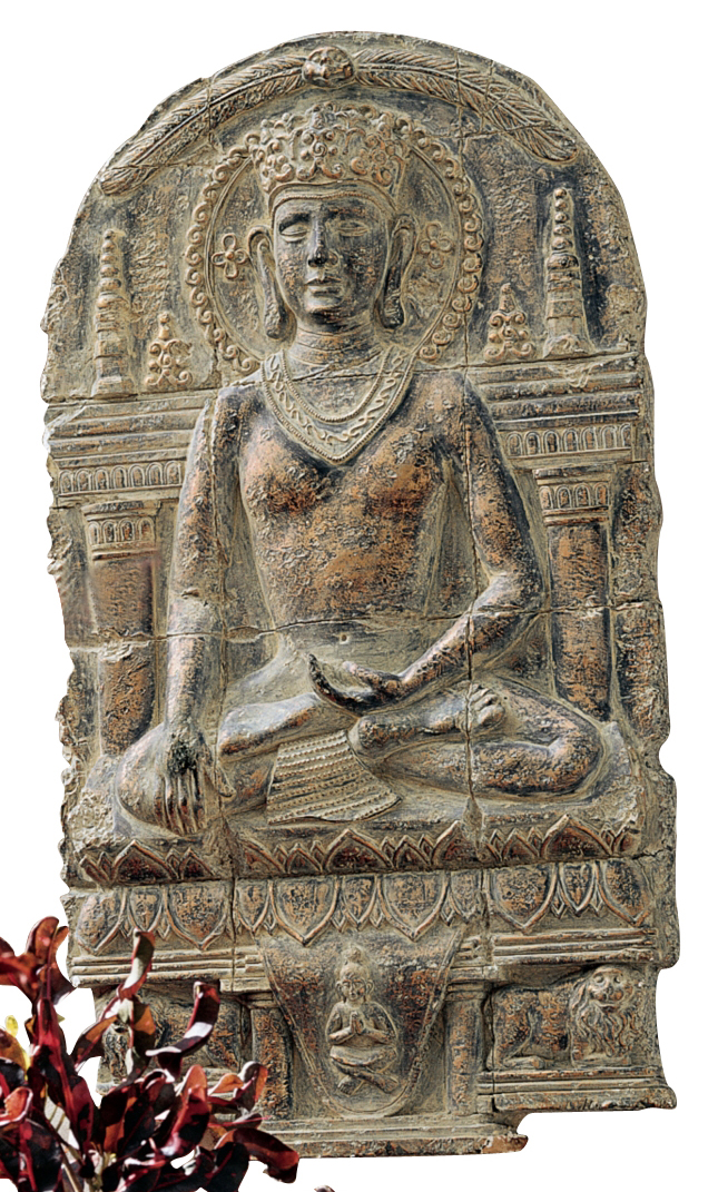 Angkor Khmer Buddha Sculpture Wall Frieze