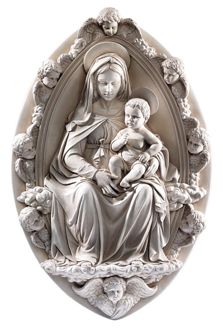 Madonna and Child by Antonio Rossellino Wall Sculpture