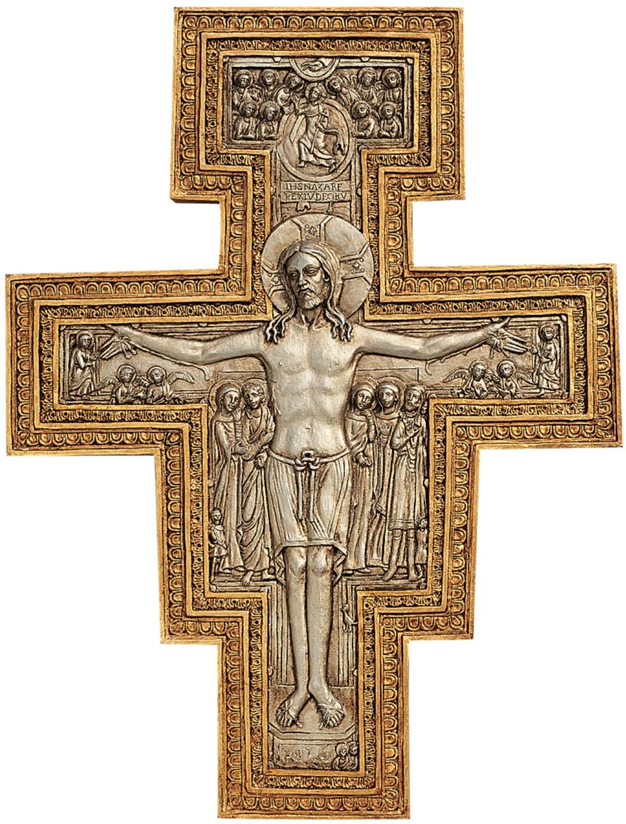 San Damiano Church Cross Wall Sculpture