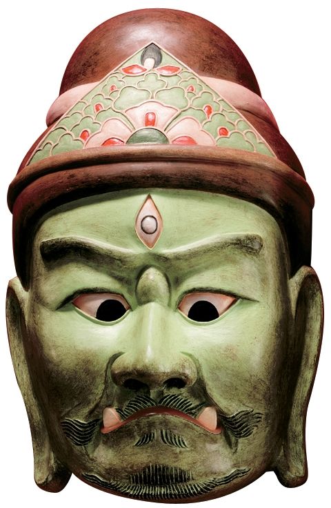 Jizaiten Japanese Processional Mask