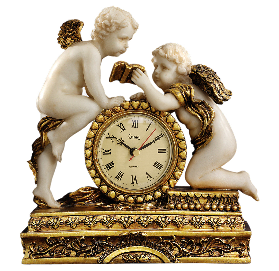 French Cherubs Mantle Clock