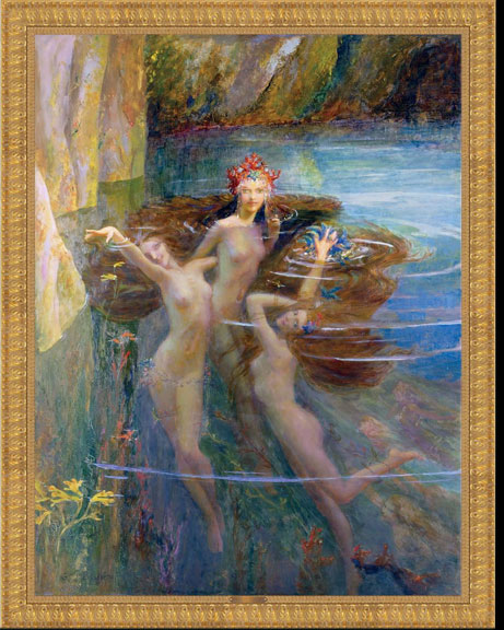 The Nereides (1902) by Gaston Bussiere