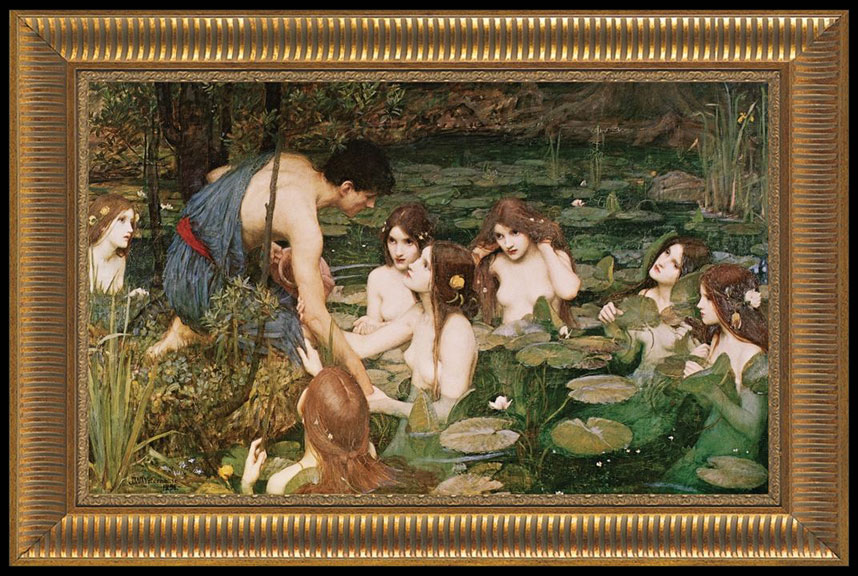 Hylas and the Water Nymphs by John William Waterhouse