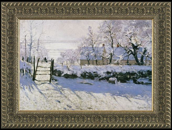 The Magpie 1869 by Claude Monet