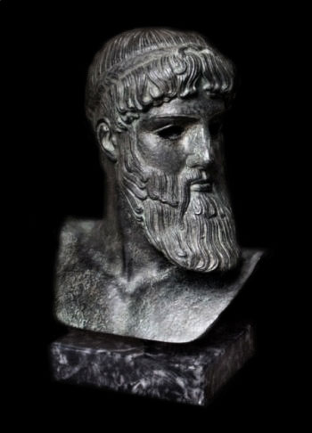 Poseidon Neptune Ancient Greek god Head Bust