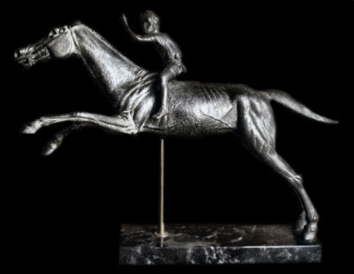 Horse and Jockey Boy Hellenistic Museum Copy Sculpture