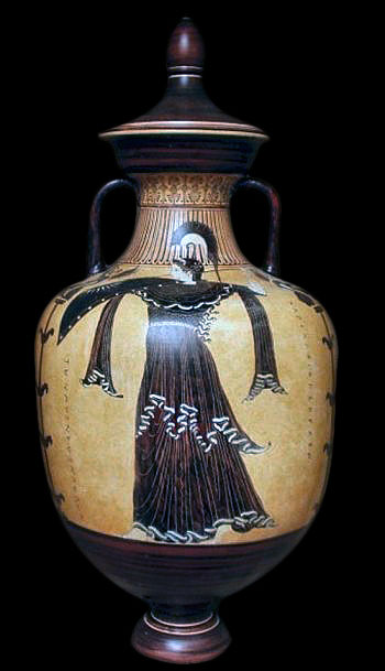 Panathenaic Amphora with Lid