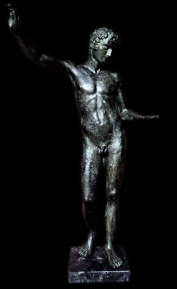 Boy Youth Ephebe of Marathon Museum Sculpture Statue (reduction)