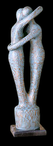 Wedding Rings Sculpture Statue by Peter Lipman-Wulf