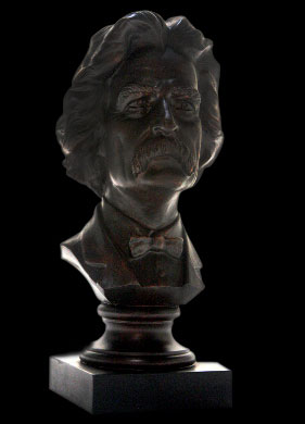 Mark Twain Bust Sculpture