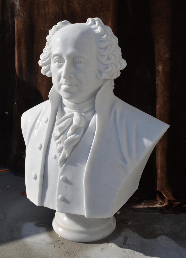 John Adams bust